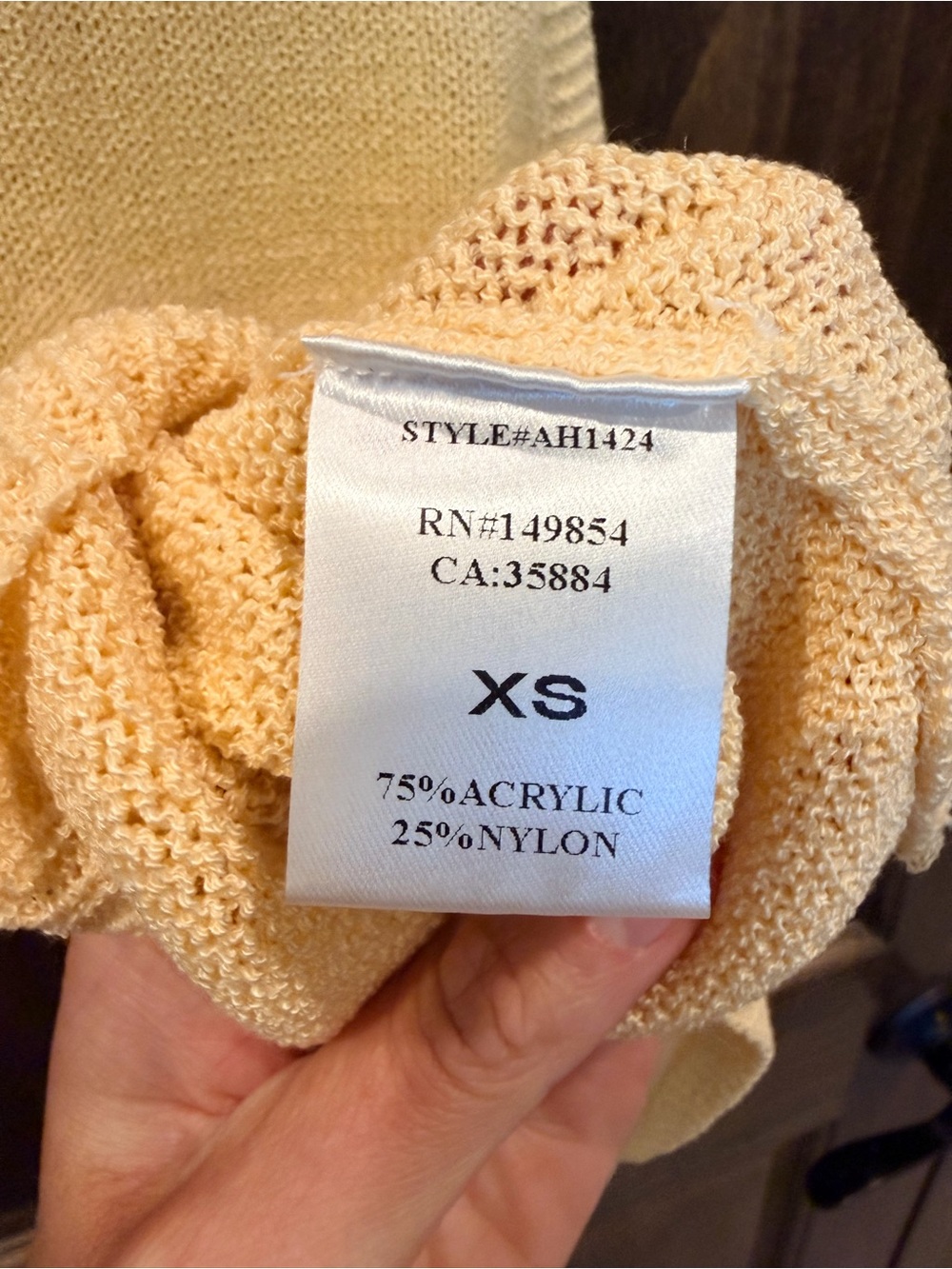 Butter Yellow Knit Tank Top - Picture 5 of 5
